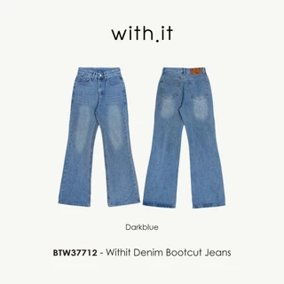 Withit Denim Bootcut Jeans กางเกงยีนส์บูทคัท - BTW37712