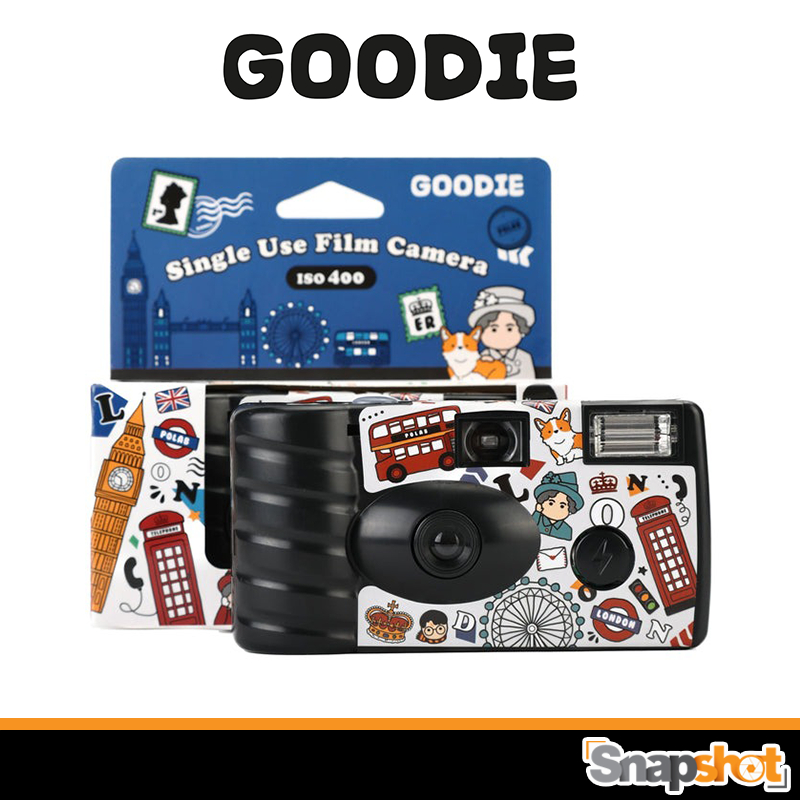 กล้องฟิล์มใช้แล้วทิ้ง GOODIE UK Edition Single Use Camera ประกันศูนย์ Goodie UK Film Camera
