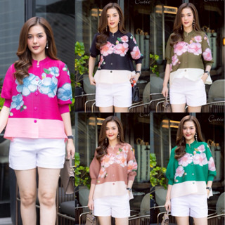 Cutie Minute PT020125  เสื้ออัดพลีทเกรดพรีเมี่ยมลายที่ใช้จะเ…