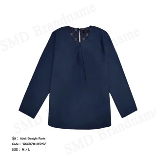 DAKS เสื้อคอกลมแขนยาวผู้หญิง รุ่น  Voile blouse Code: WECR71…