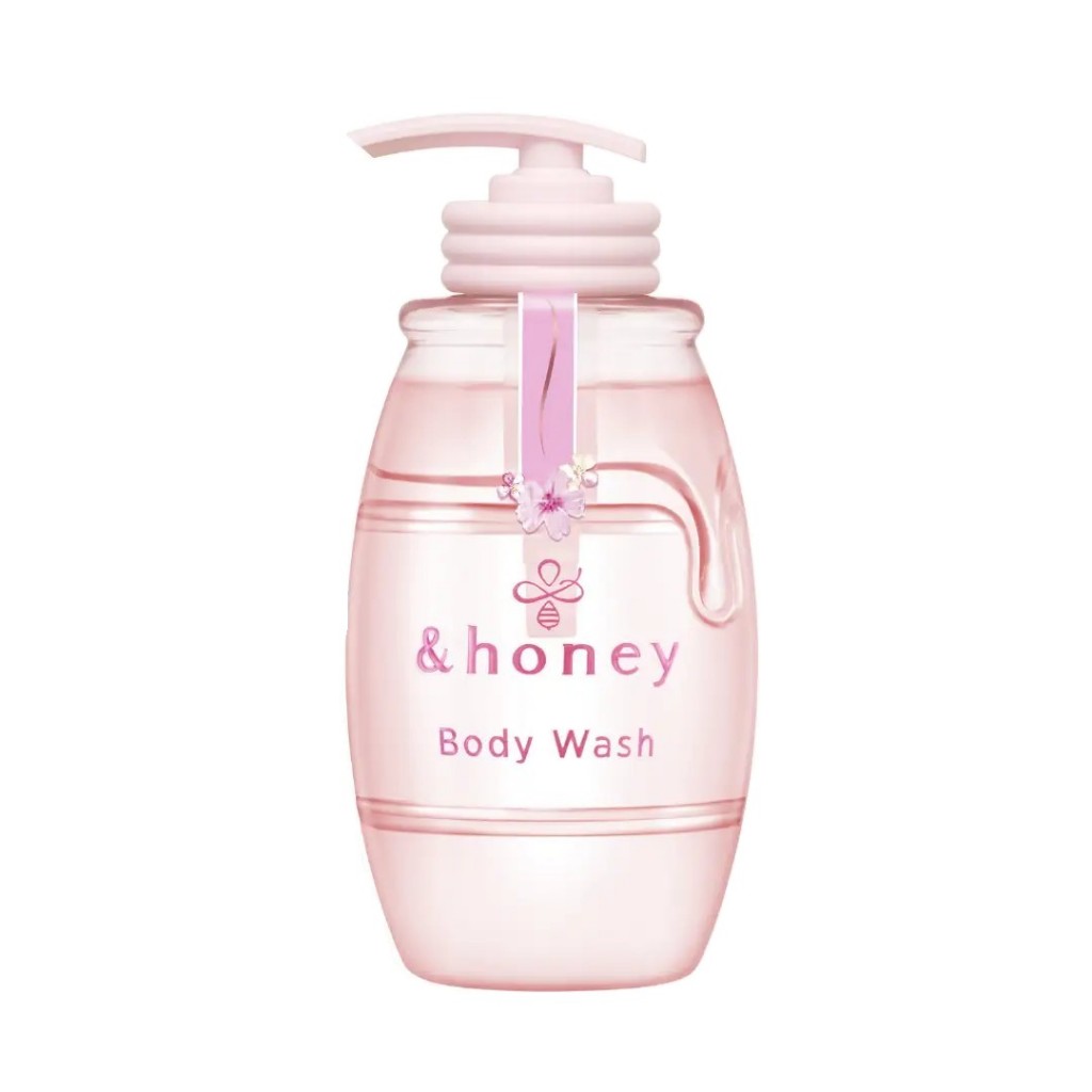 [พร้อมส่ง] &Honey Deep Moist Gel Body Wash Sakura Limited 2025 ขวดปั๊ม 500 ml
