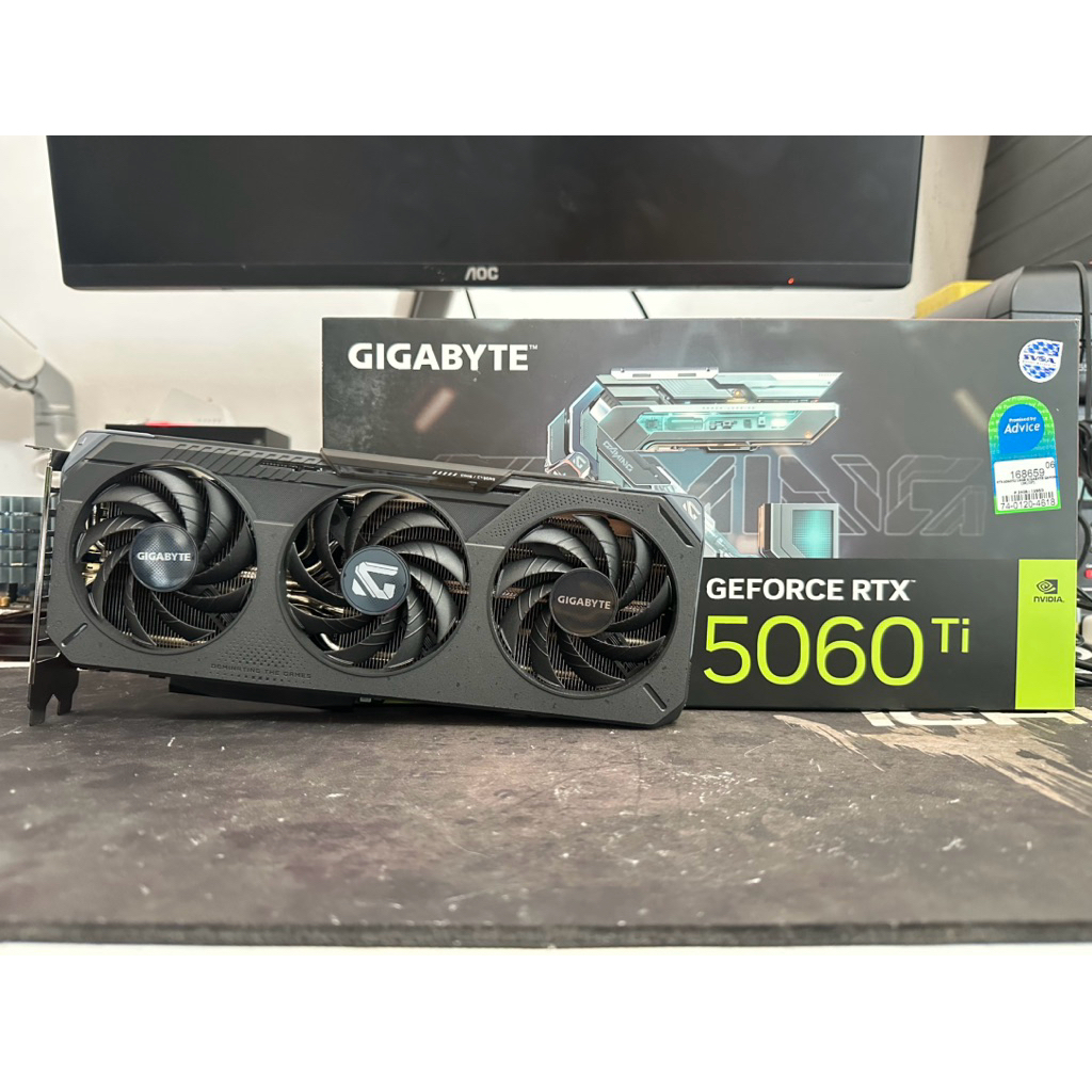 VGA GIGABYTE RTX5060Ti GAMING OC 16GB (การ์ดจอมือสอง)