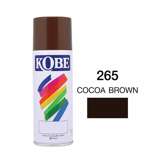 สีสเปรย์อเนกประสงค์ KOBE สีน้ำตาลโกโก้ Cocoa Brown 265
