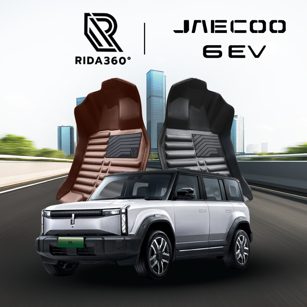 [RIDA360°] พรมรถยนต์ JAECOO 6 EV 2025-2026 พรมปั๊มขึ้นรูปชิ้นเดียวไร้รอยต่อ รับประกัน5ปี[188]