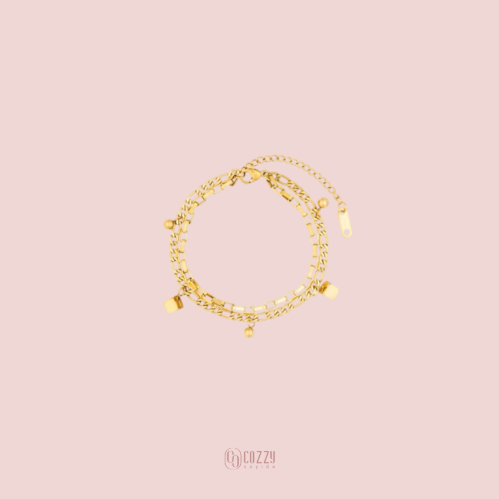 CozzySayido (เก็บโค้ดลด50%) สร้อยข้อมือดีไซน์สวย ใส่ได้ทุกวัน ไม่ลอกไม่ดำ ดูแลรักษาง่าย