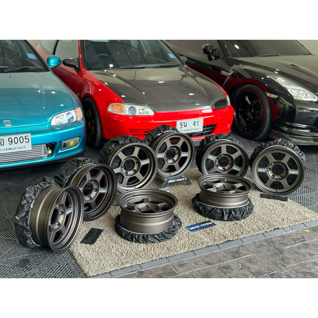 TE37x ขอบ16“ Pcd.6รู139 (สีเทียบแท้ RCS code) จากพี่ตั้ม RacingSystems.