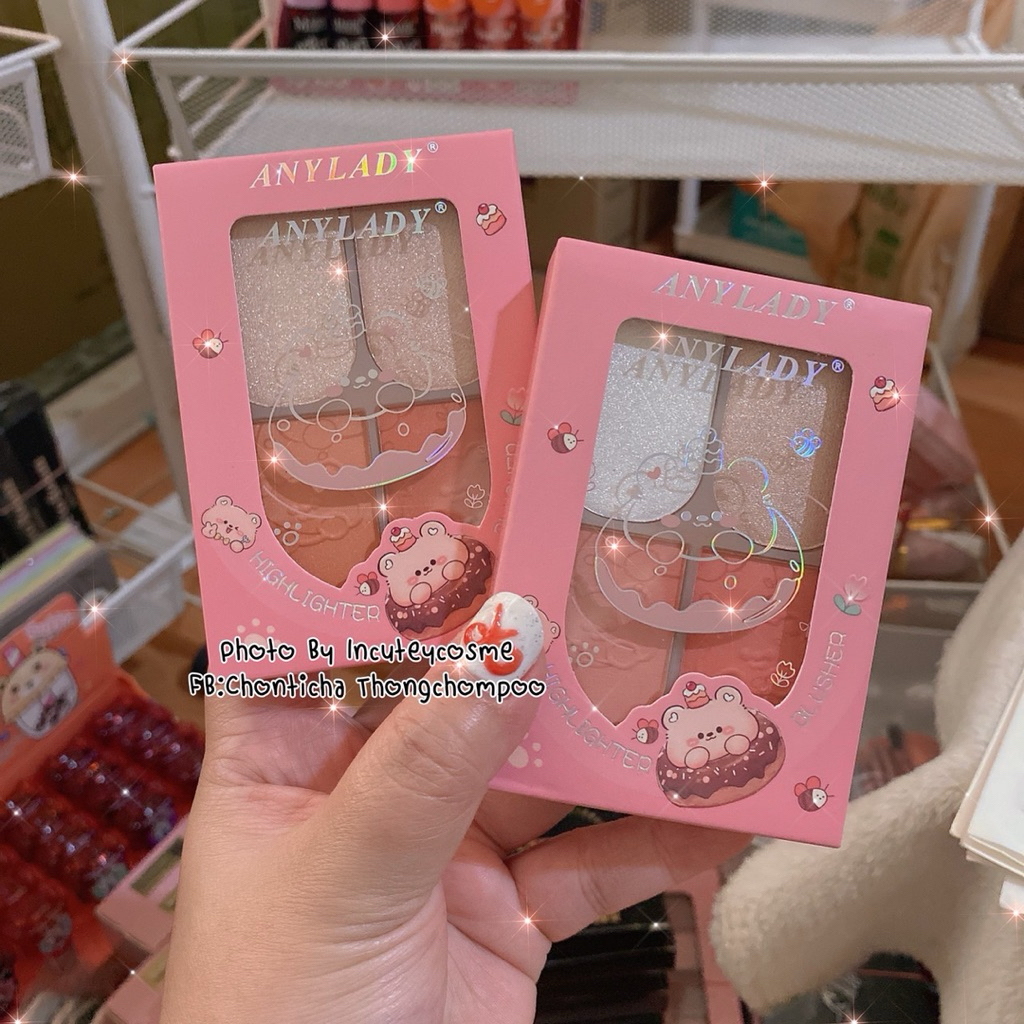 Anylady Highlight & Blusher บลัชออน ไฮไลท์