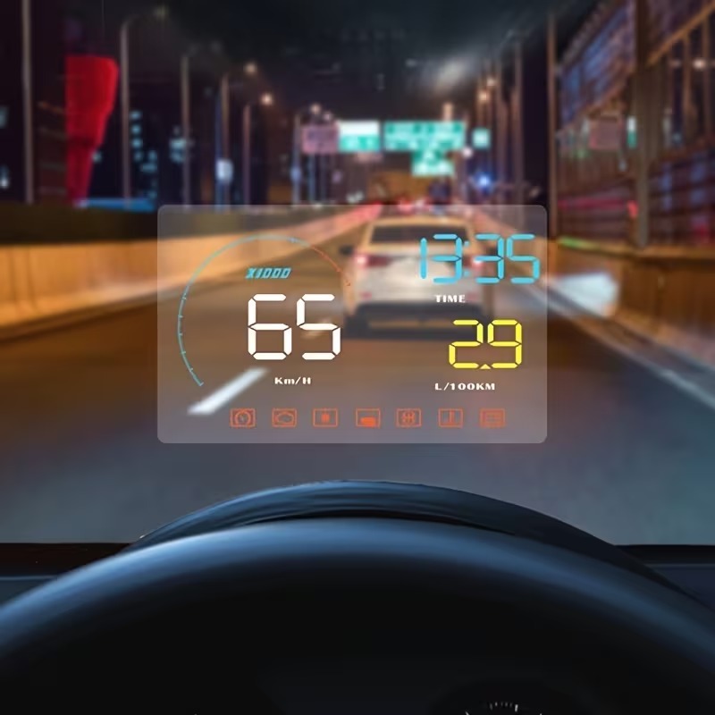 Car HUD Navigation Reflective Film, High Definition HUD Film Compatible with All Automotive Windshie