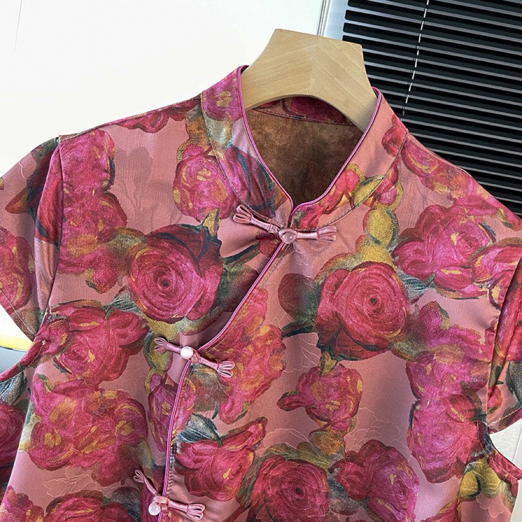 ‼️พร้อมส่ง‼️เสื้อกี่เพ้าตรุษจีน - รูปที่ 5