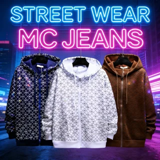 MC พร้อมส่ง*( Limited รุ่นพิมพ์ลายพรีเมี่ยม) เสื้อคลุมแขนยาว เสื้อกันหนาว มีฮู้ด เก็บเงินปลายทางได้ ไม่ชายไม่หญิง