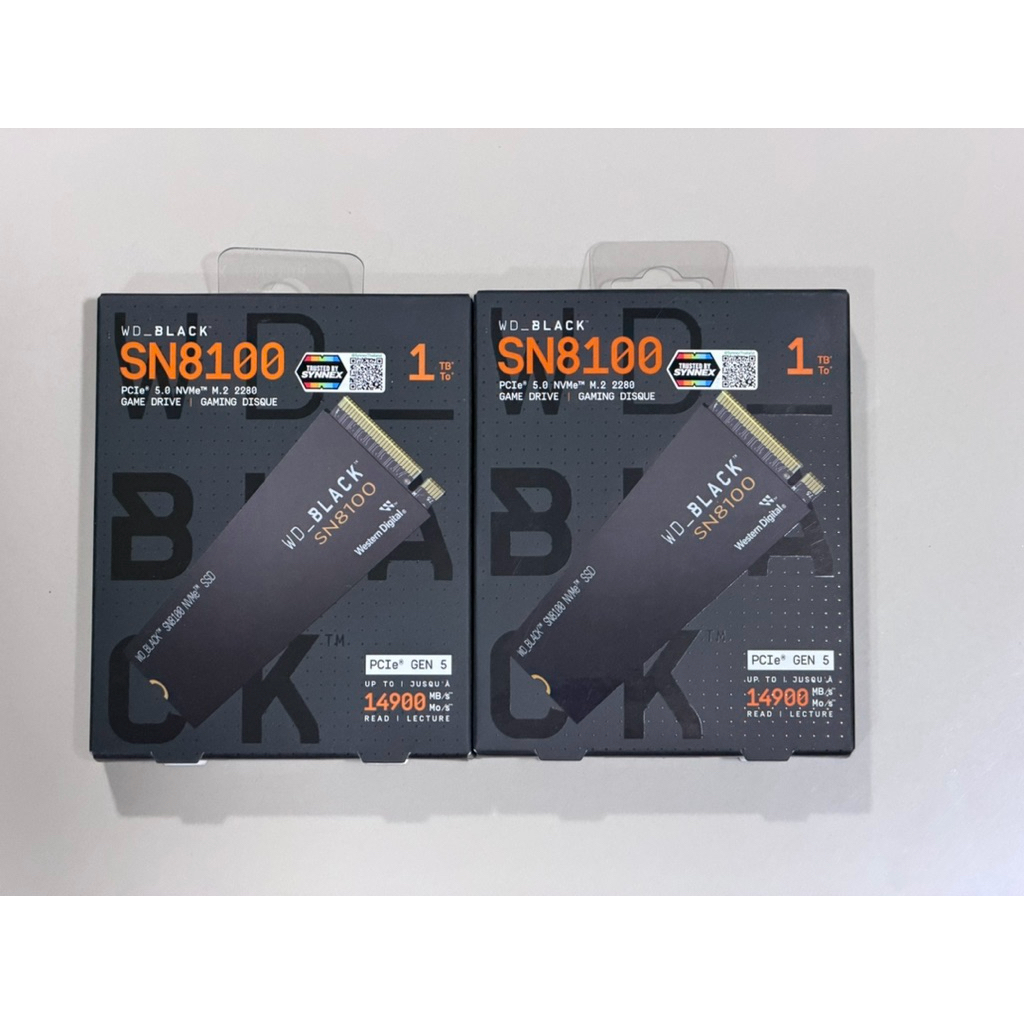 SSD WD Black SN8100 1TB  PCIE 5.0 มือสอง ประกันศูนย์ไทย (มีของพร้อมส่ง)