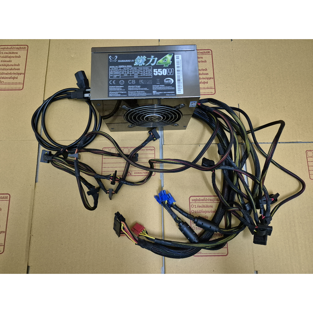 power supply มือ2 ถูกๆ Scythe 550 Watt , Scythe Stronger 700 Watt 80+