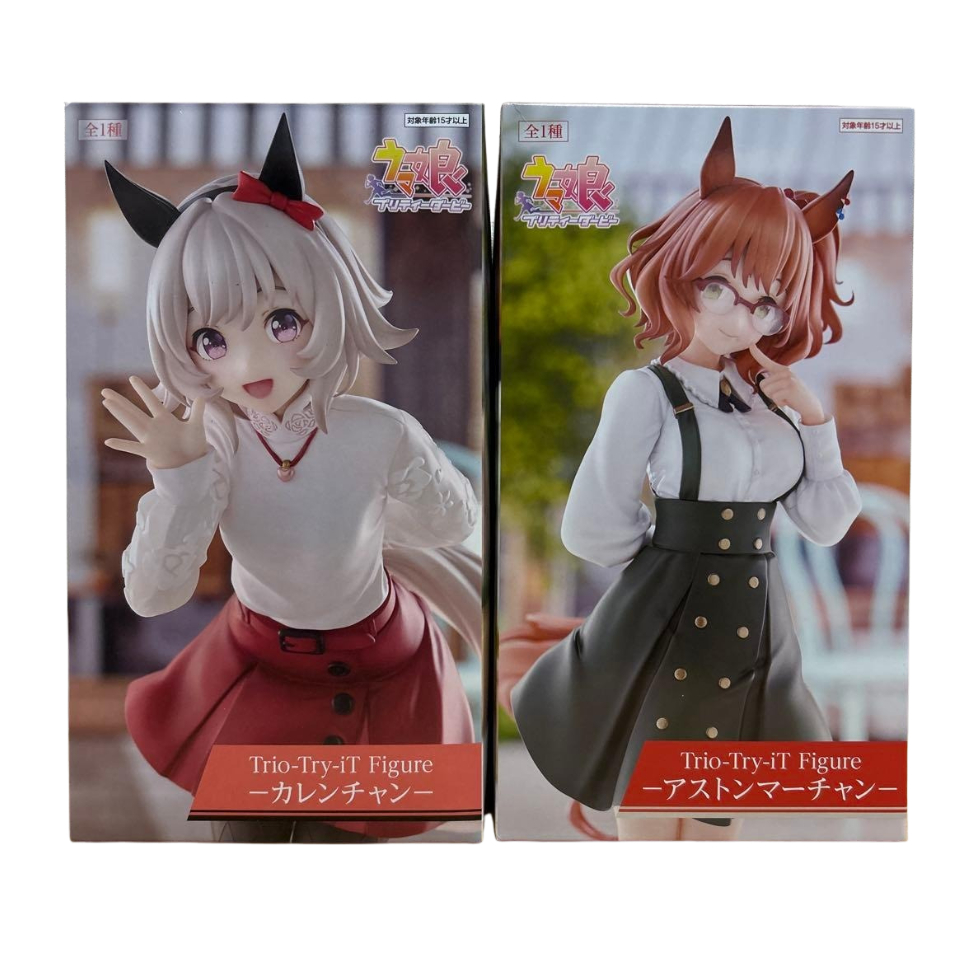 Furyu Uma Musume Trio-Try-iT Figure Curren Chan Japan  Aston Machan Gentildonna Oguri Cap Gold Ship