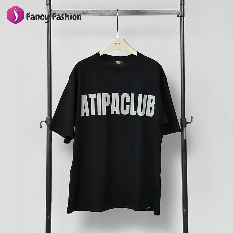 Fancy เสื้อยืด ลาวส์โอเวอร์ไซส์ 3 สีให้เลือก ผ้าฝ้ายนุ่มสบาย ผสมผสานง่ายทุกสไตล์