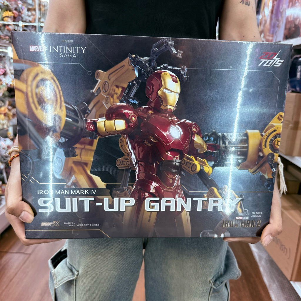 Iron man MK IV Mark 4 + Suit up Gantry The Infinity SAGA 1/10 Action Figure 18 cm
