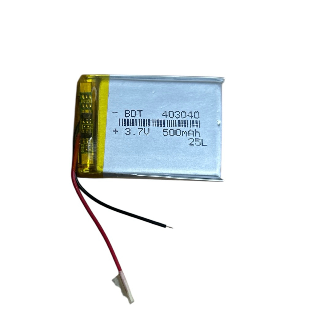 3.7v 500mAh 403040 สำหรับอุปกรณ์ขนาดเล็ก สำหรับเครื่องเล่น mp3