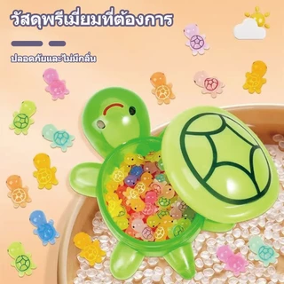 "101 ชิ้น ของเล่นเต่าเรืองแสง ตุ๊กตาแต่งโต๊ะแอ็คชัน ตลอดไซต์"