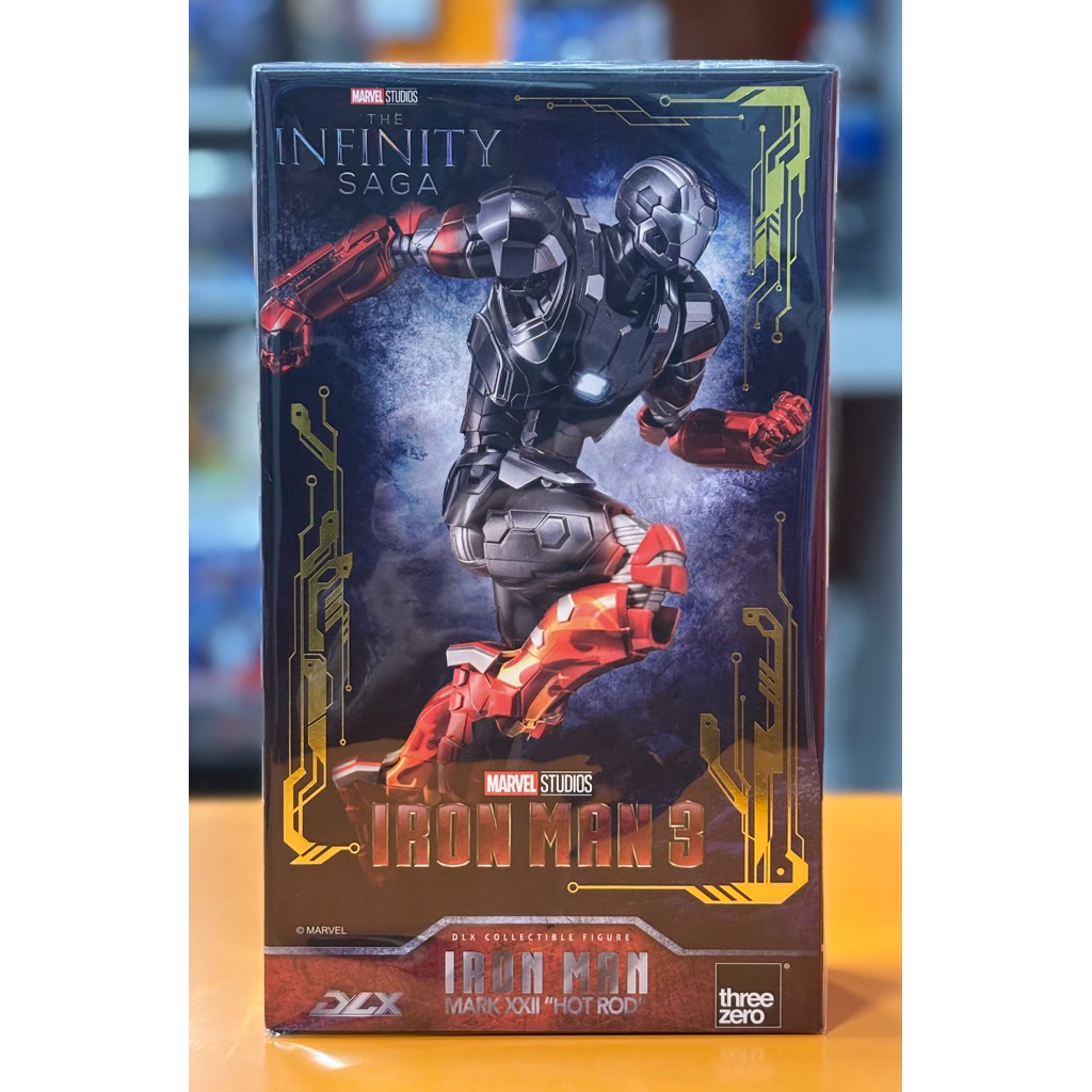 threezero Marvel Studios: The Infinity Saga DLX Iron Man Mark 22 “Hot Rod”
