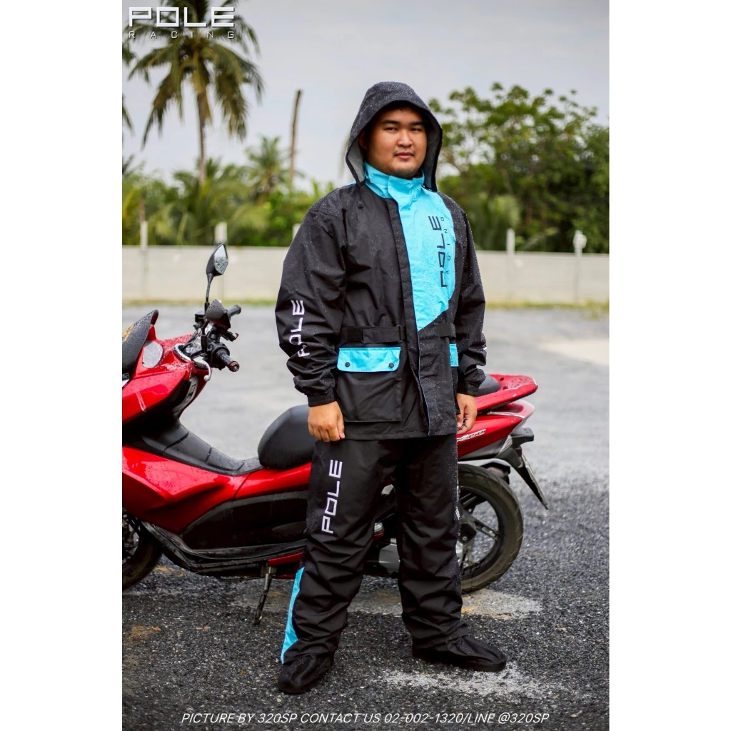 POLE RACING AR801 เสื้อกันฝน ครบชุด ใส่สบาย ทนทาน thumbnail 3