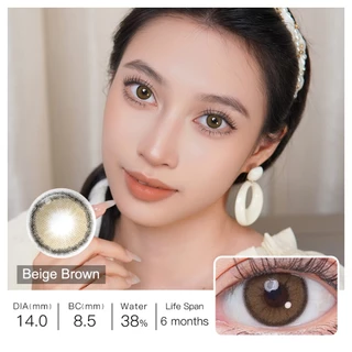 Magister & Realcon คอนแทคเลนส์ การมองเห็นปกติ Mini Olivia Brown/Gray Contact Lens 6 เดือน คอนแทคเลนส์สี