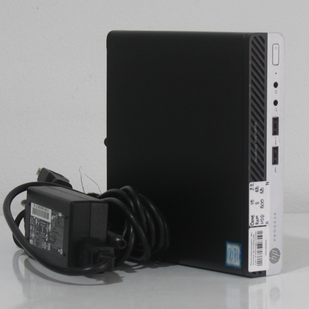 คอมพิวเตอร์มือสอง HP Prodesk 400 G5 DM / Core i5-9500T (6 Core) / RAM 8 GB / HDD / M.2 NVMe / WIFI /