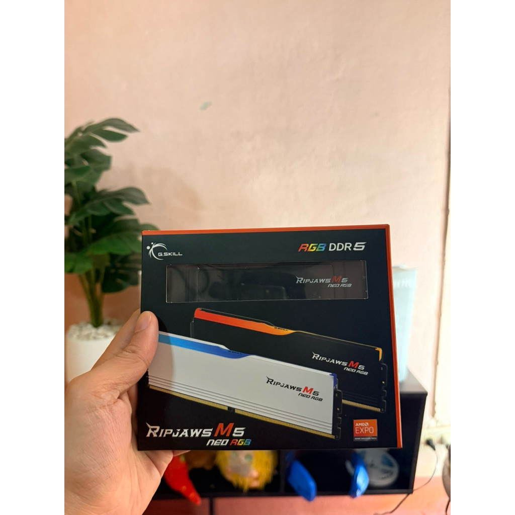 32GB RAM GSKILL RIPJAW DDR5 6000MHz ประสิทธิภาพสูง