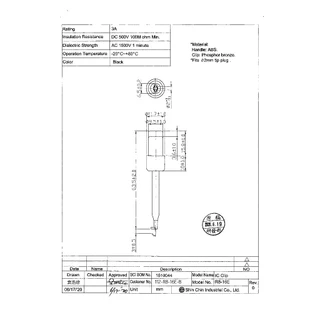 SCI R8-16E ปากคีบไอซี เสียบปลายสายมิเตอร์ IC Clip สีดำ/แดง ผลิตไต้หวัน คุณภาพสูง