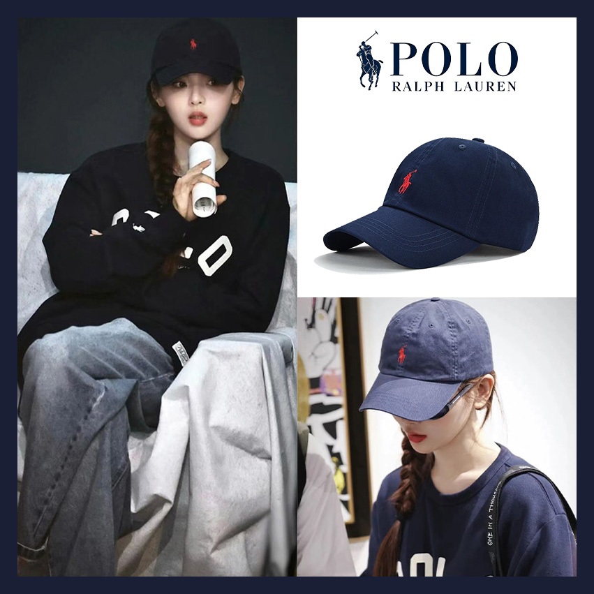 นำเข้าจากUSA|Polo Ralph Lauren Cotton Navy Baseball Cap