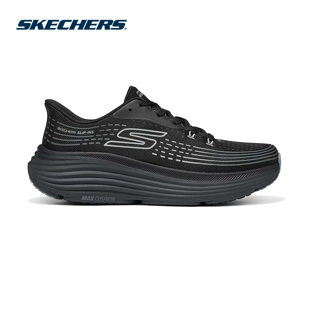 Skechers สเก็ตเชอร์ส รองเท้าผู้ชาย Men Performance Max Cush Endeavour Shoes - 220632-BKCC (latest)