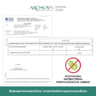Arokaya กางเกงในผู้หญิงแพ็ค 3 ชิ้น Nano Zinc No Worry Pantyลดกลิ่นอับ ยับยั้งแบคทีเรีย ใส่สบาย ระบายอากาศดี รุ่น AU300