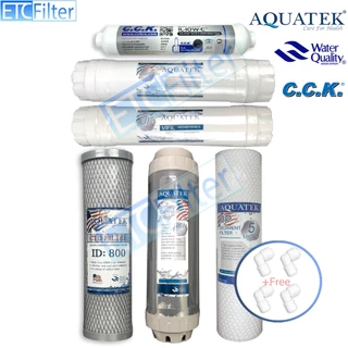 ชุดไส้กรอง Aquatek 5-6 ขั้นตอน มีแบบ UF ให้เลือก