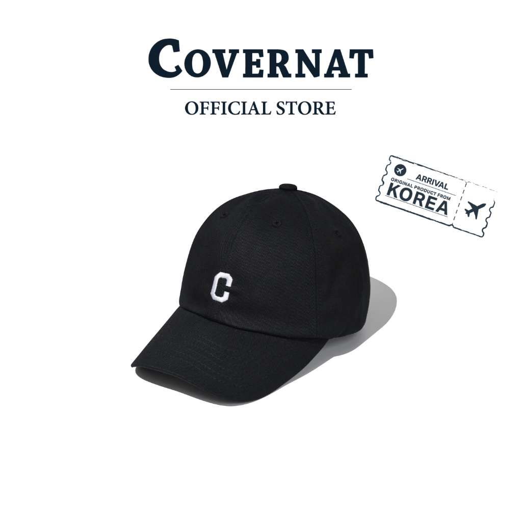 COVERNAT หมวก รุ่น Small C Logo Ball Cap Black (70031SSCCAU_S6BKXX)