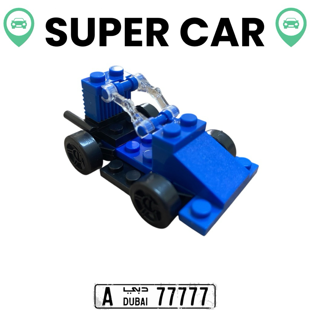 ตัวต่อรถ F1 รถซุปเปอร์คาร์ speedcar ชุดตัวต่อบล็อก เสริมจินตนาการ ของเล่นสะสม ของขวัญวันเด็ก