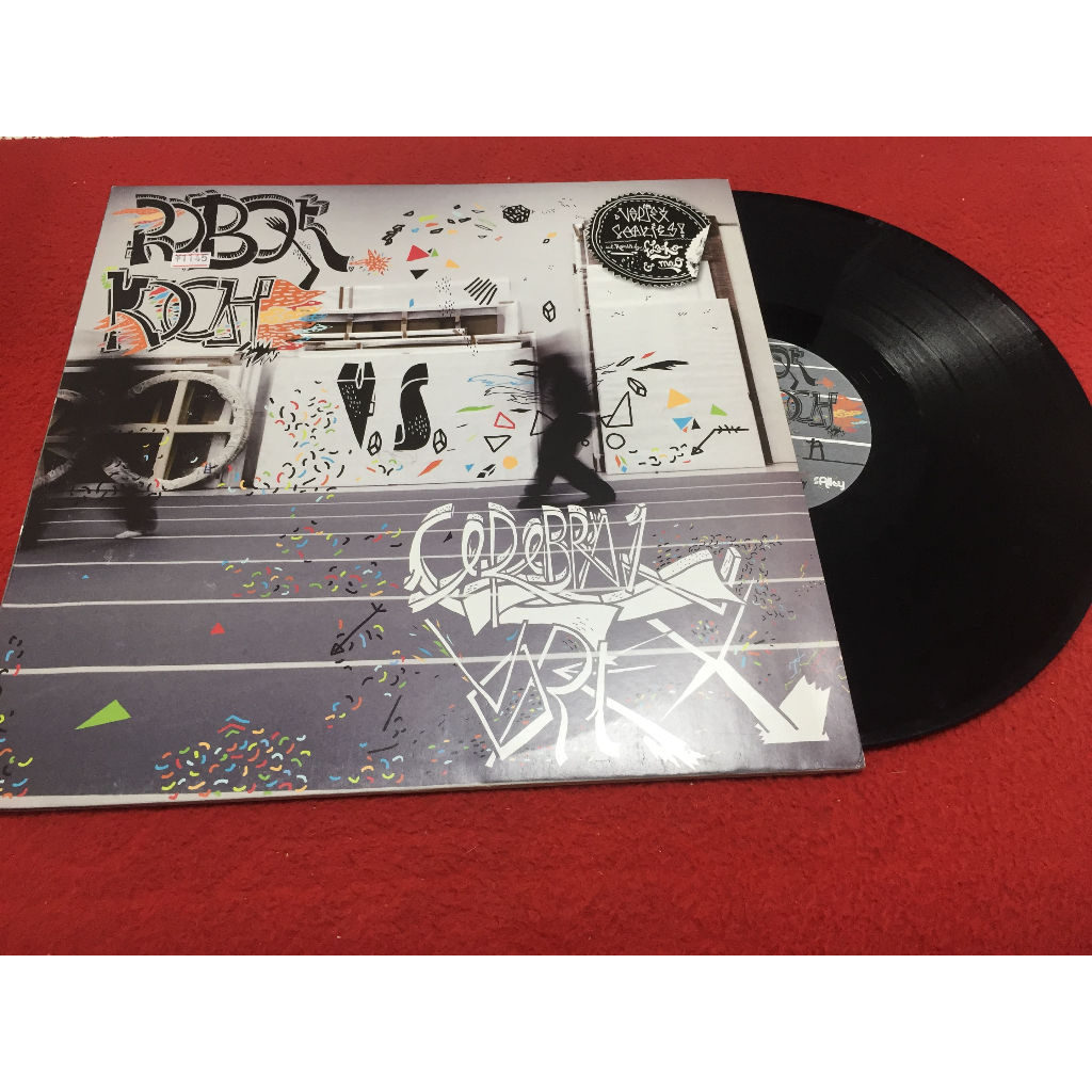 Robot Koch vs Cerebral Vortex ขนาด 12 นิ้ว LP ร้าน PinHaiMusic B86