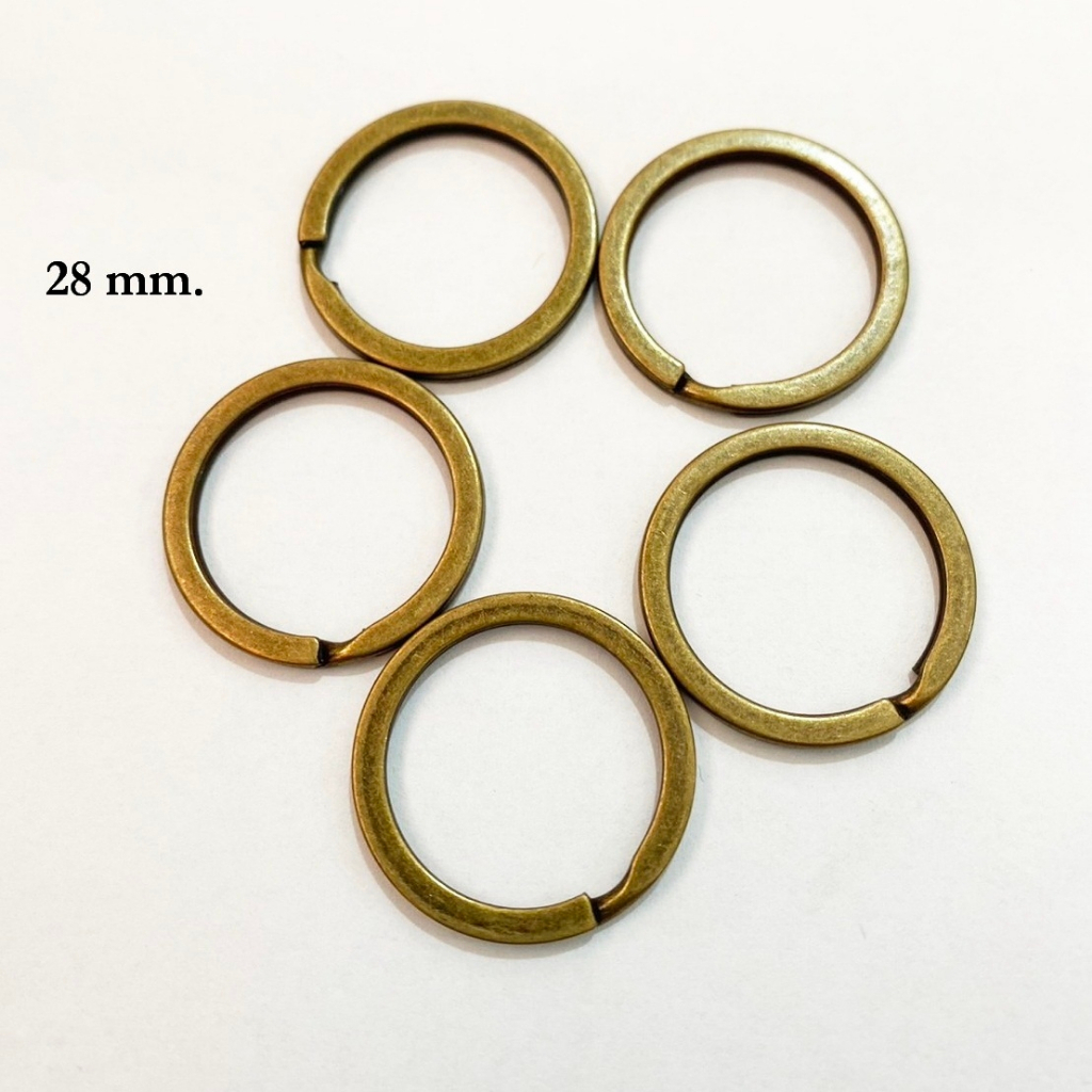 IFIN 5 ชิ้น ห่วงพวงกุญแจแบบแบน อะไหล่พวงกุญแจ 3262 3263