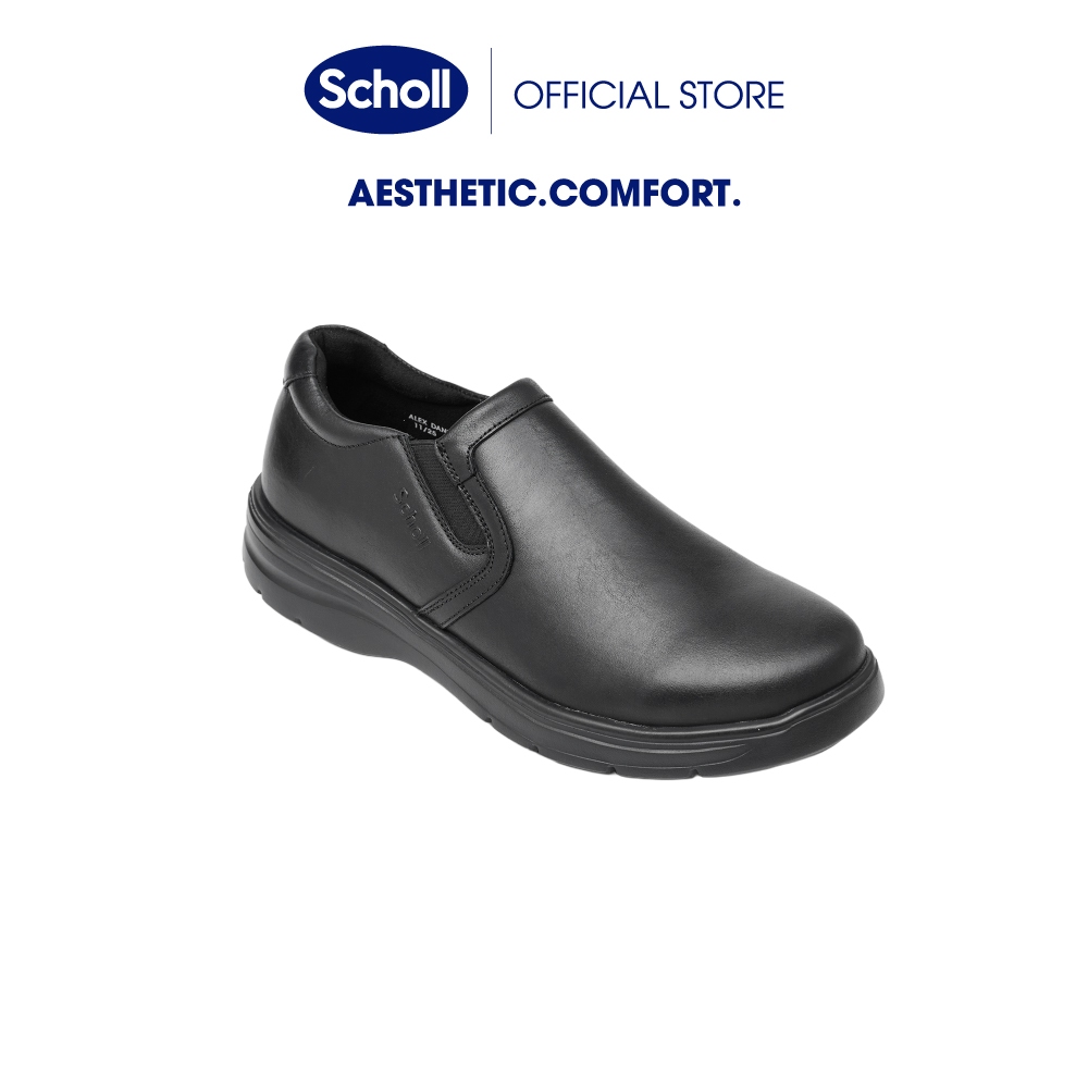 Scholl รองเท้าสกอลล์- อเล็กซ์ แดเนียล Scholl  Alex Daniel รองเท้าคัชชู สำหรับผู้ชาย เทคโนโลยี General Comfort ใส่สบาย