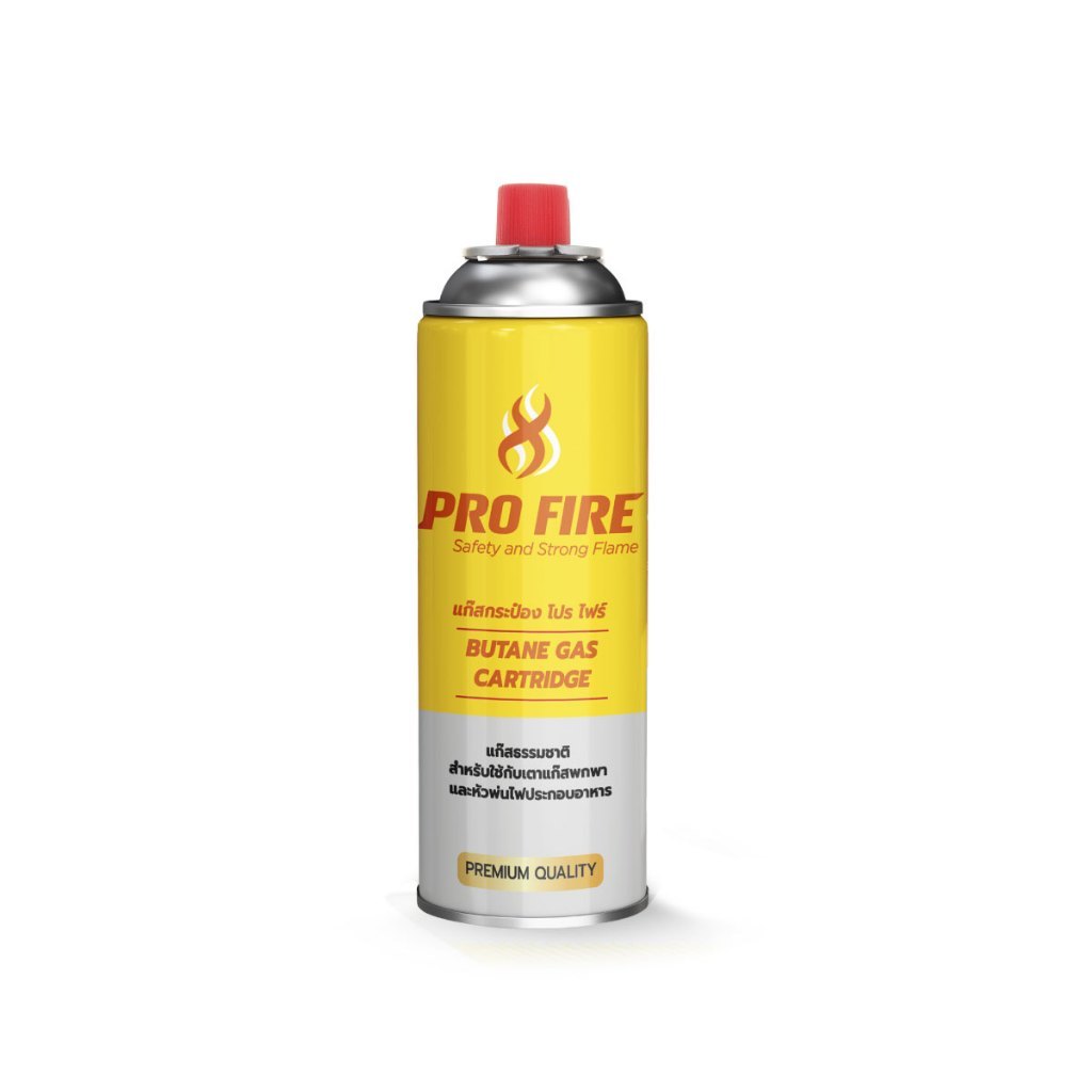 [ของแถม] Pro Fire แก๊สกระป๋องปริมาณ 250 กรัม