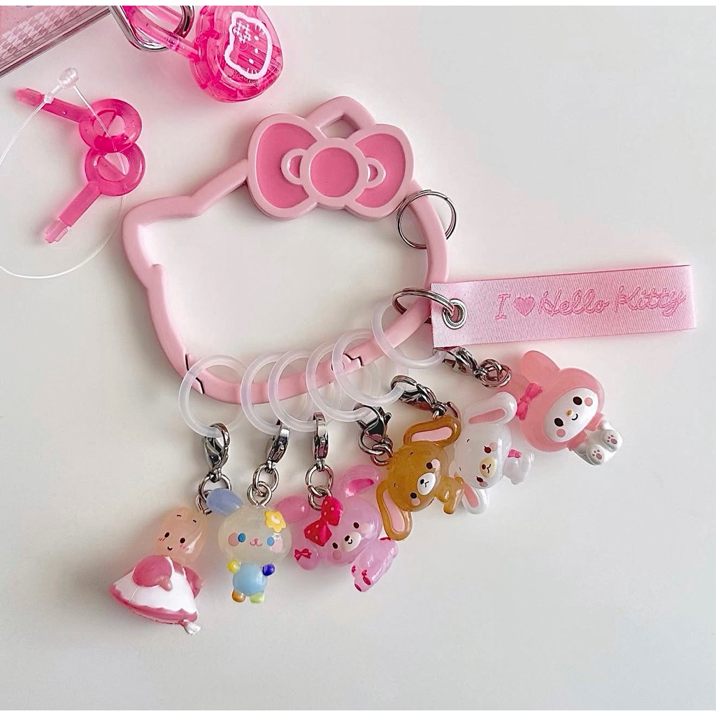 ⭐️New ใช้โค้ดลด30%⭐️(เลือกตัวได้) Sugarbunnies   พวงกุญแจSario #Usahana #Marroncream #sugarbunnies #กาชาปองซาริโอ้