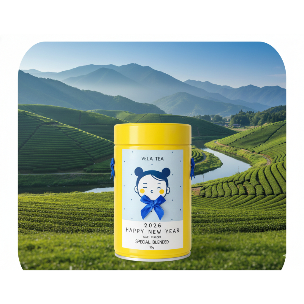 Vela Tea • ベラティー 🔻4 กระปุกสุดท้าย!! Matcha Happy New Year 2026 Yame-Fukuoka Special Blended (Limited