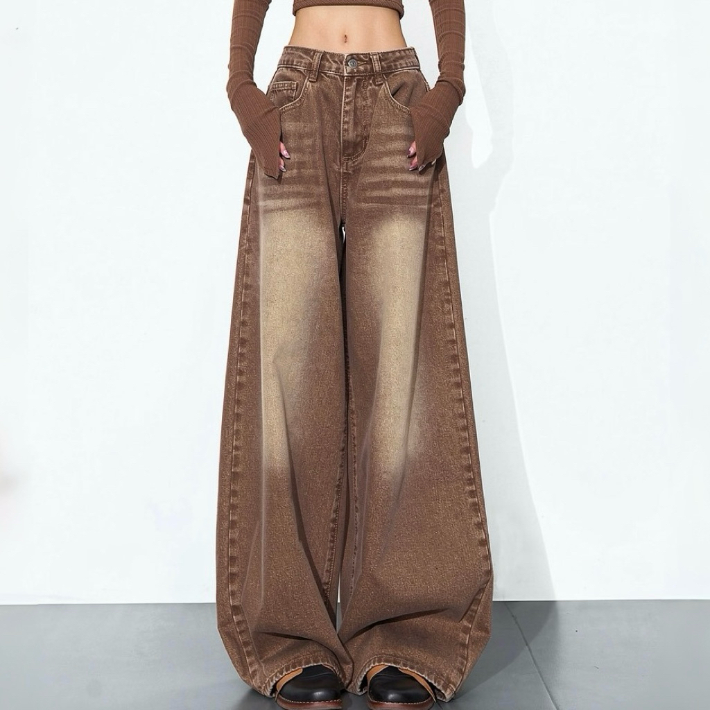 #206 (XS-6XL) jinjeans กางเกงยีนส์ขากระบอกใหญ่ baggy jeans พร้อมส่งจากไทย เลือกความยาวได้