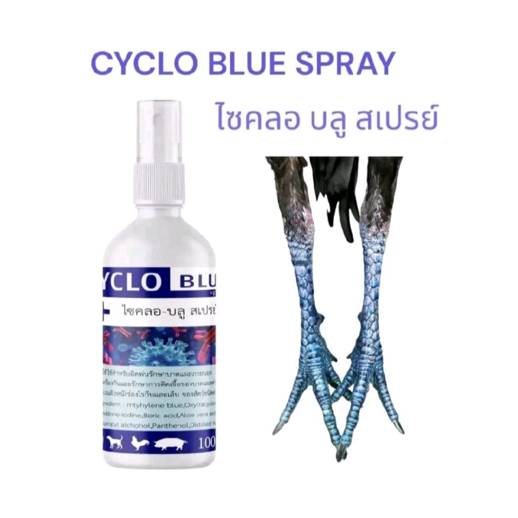 ไซคลอ บลู สเปรย์ (cyclo blue spray)
