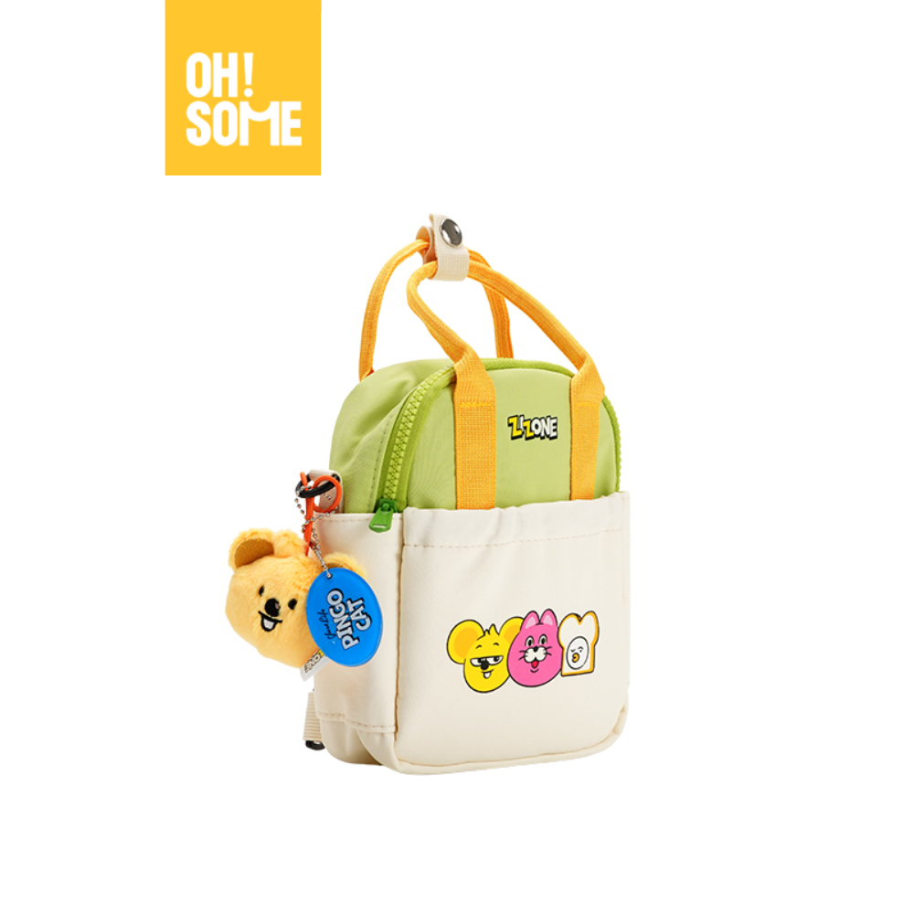 OHSOME x Zizone กระเป๋าเป้ ลายแมวพิงโก Multi-Purpose Backpack - รูปที่ 5