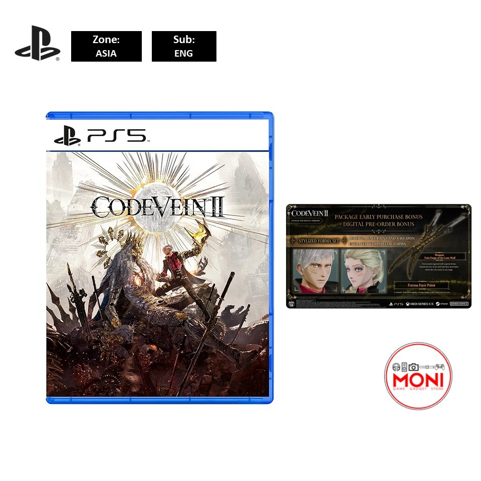 CODE VEIN 2 / II (Asia) (EN) แผ่น PS5 Games
