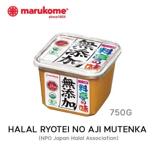 MARUKOME มารุโคเมะ Halal Ryotei no Aji Mutenka มิโซะ ฮาลาล เรียวเทโนะอาจิ มุเท็นกะ 750G