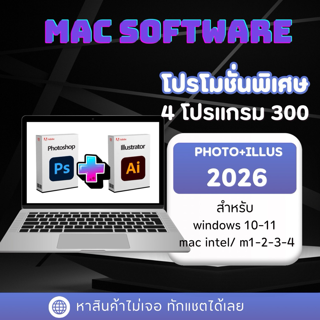 อัพเดทใหม่ Photo+illus 2026 สำหรับ win mac ถาวร