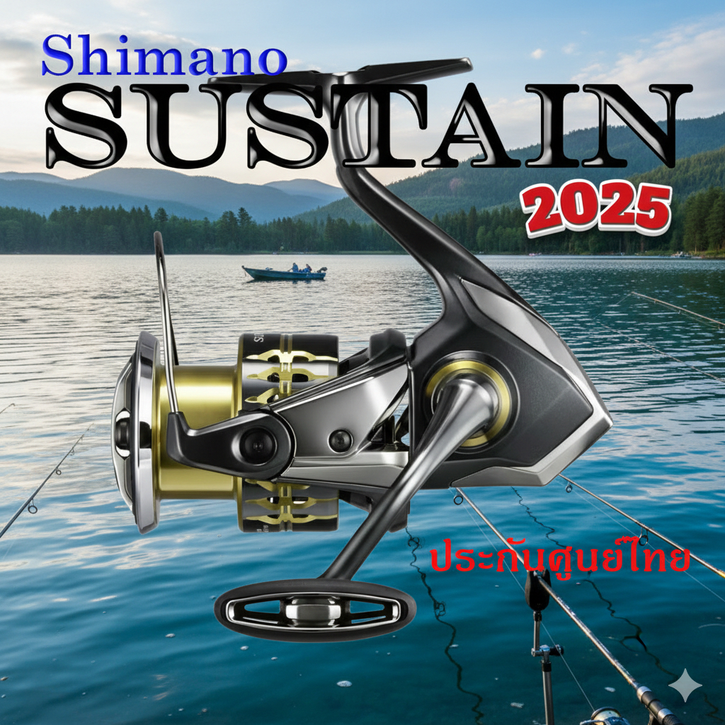 รอก Shimano Sustain รอกสปิน รอกตกสวาย รอกตีชายฝั่ง รอกงานน้ำเค็ม รอกตกปลาทะเล