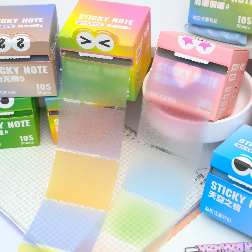 hello – สติ๊กเกอร์ โพสอิท แบบกล่อง โพสอิทม้วน แบบใส จำนวน105แผ่น ราคา ถูกที่สุด ดีลบีเคเค แกลเลอรีภาพที่ 3
