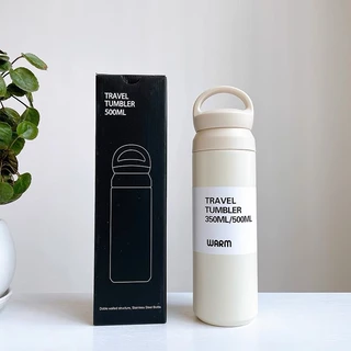 ขวดน้ำเก็บความเย็น กระบอกน้ำ500ML. สแตนเลส304คุณภาพดีราคาประหยัด แข็งแรง พกพาได้ง่าย น้ำหนักเบามีหูหิ้วถือสะดวกสุดๆ