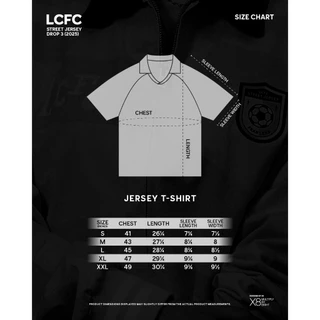 LCFC เสื้อรุ่น Street Jersey V3 14 สีดำ