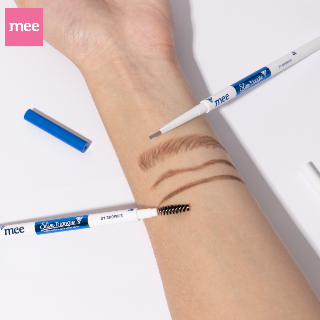+(ยอดนิยม) เขียนคิ้วหัวสลิม Mee Slim Triangle Eyebrow Pencil Spiral Brush B1 เขียนคิ้ว กันน้ำEXP11/27 - รูปที่ 6